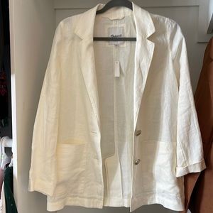 Madewell linen blazer